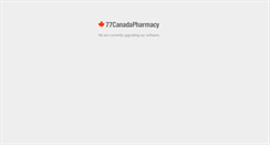 Desktop Screenshot of 77canadapharmacy.com