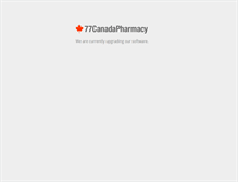 Tablet Screenshot of 77canadapharmacy.com